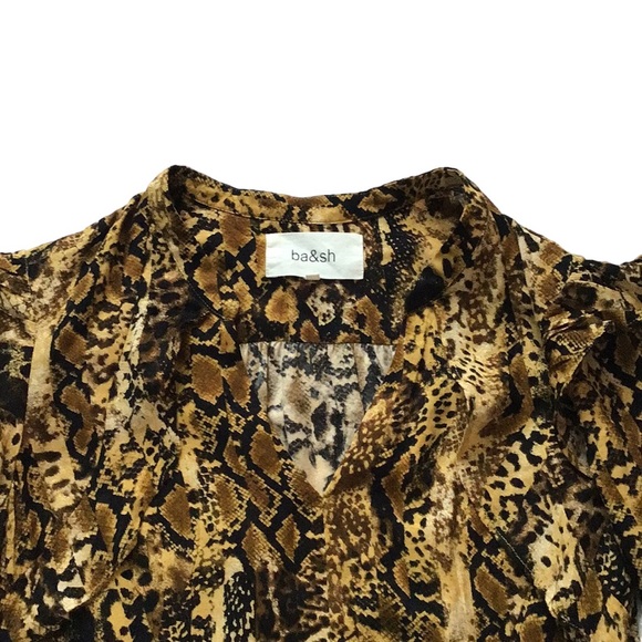 Ba&sh Sahara Snake Print Midi Dress, size XS - Picture 6 of 16